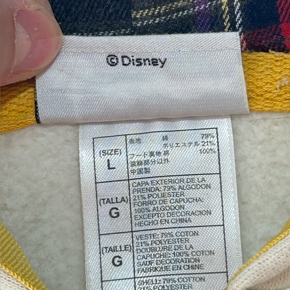 Walt Disney World 40th Anniversary Cream Hoodie with Mickey Black/Red Accents - Picture 9 of 16